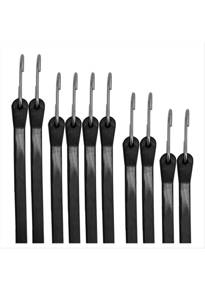 Ağır Hizmet Tipi Açık Kauçuk Bungee Kordonları Kancalar Çeşitli Boyutlar (9in 15IN 21IN 31 In) Muşamba Kapaklar Tuvalleri Güvence Altına Almak Için (Yurt Dışından)