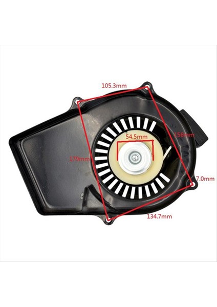 Plastik Paws Recoil Starter Benzin Jeneratörü Yamaha ET950 ET650 TG950 TG650 650W 800W 950W 1000W Için Onarım Parçası Başlat (Yurt Dışından) modelleri