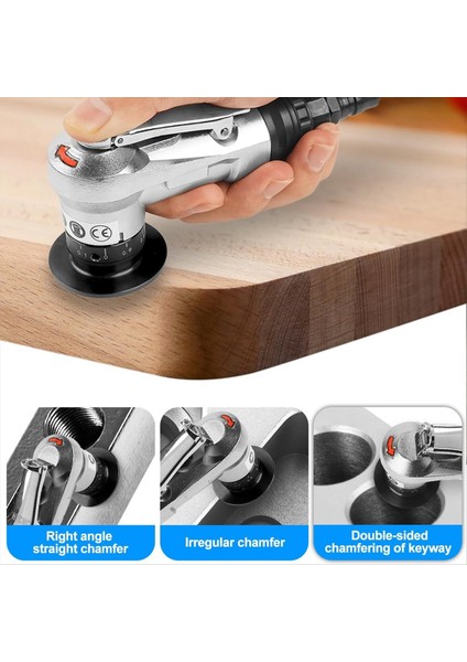 2 Mini Hava Pahlatma Aracı 5-Ayarlama Pnömatik Pahlandırma Kenar Çarpıştırma Için 45 Derece Harici Pah Aracı (Yurt Dışından) fırsatları