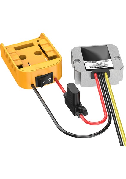 Dewalt Dcb Serisi 18V/20V Lityum Pil Adaptörü + Dc-Dc Sigortalı Adım Aygıtı (12V 10A 120W) Sigorta (Yurt Dışından) indirimleri