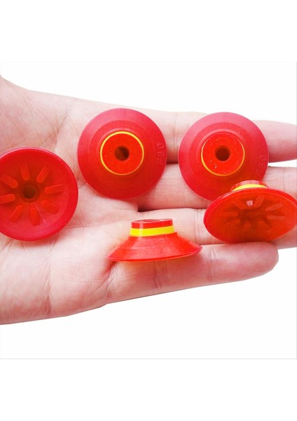 Endüstriyel Düz Vakum Emme Kupası F Serisi Tek Katmanlı Silikon Robotik Kol Aksesuarı Kaburga 5 Adet Paket F30 (Yurt Dışından) fiyatları