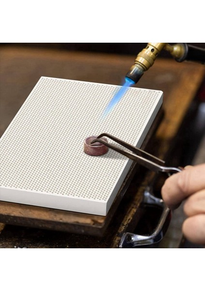 16 Pcs Petek Kaynak Bloğu Seramik Kaynak Plakası Kaynak Bloğu Panel Kaynak Yapımı Kit Kuyumcu Fusioncasting Araçları (Yurt Dışından) fiyatları