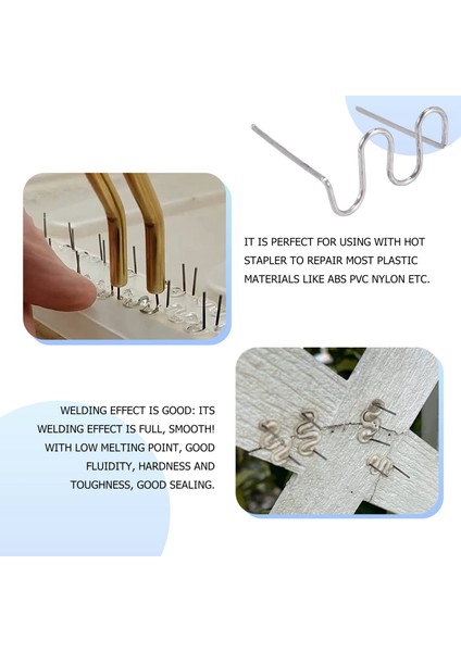 1000 Pcs 0 6mm Sıcak Zımbalar Sıcak Zımba Plastik Onarım Dalga Zımbaları Tampon Gövdesi Onarımları 0 6mm S Dalga Zımbaları (Yurt Dışından) fiyatları