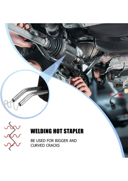 1000 Pcs 0 6mm Sıcak Zımbalar Sıcak Zımba Plastik Onarım Dalga Zımbaları Tampon Gövdesi Onarımları 0 6mm S Dalga Zımbaları (Yurt Dışından) fırsatları