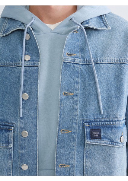 Yeni Sezon Rahat Kalıp Erkek Jean Ceket modelleri