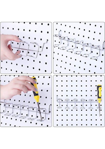 Peg Tahtası Tornavida Tutucular Peg Board Organizatör Aksesuarları Çok Ring Aracı Çoklu Araç Organizatör Rafları (Yurt Dışından) fiyatları