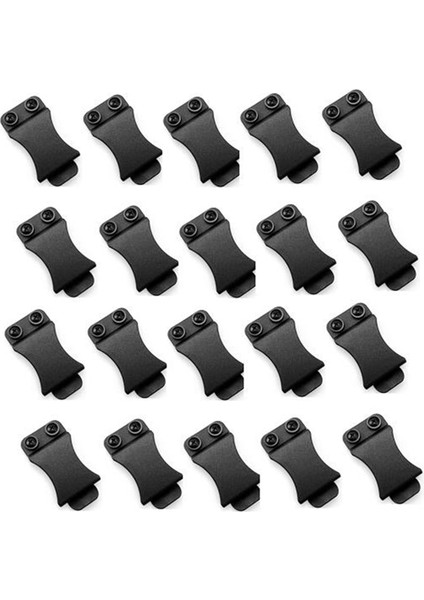 Kydex Kayış Klipsli Vidalı Klips Döngü Için 1 5 Inç Kayış Için 20 Adet Hızlı Klipsler (Yurt Dışından)