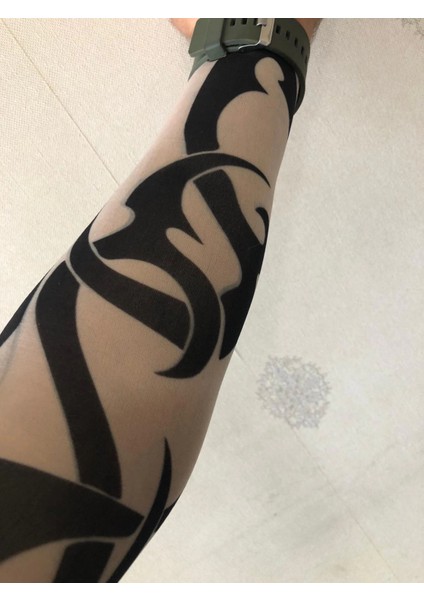 Giyilebilir Dövme Tribal Dövme Çift Kol indirimleri