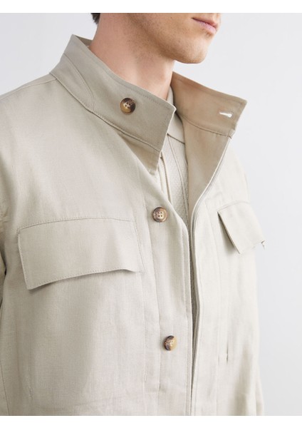 Yeni Sezon Dik Yaka Uzun Kollu Erkek Mont modelleri