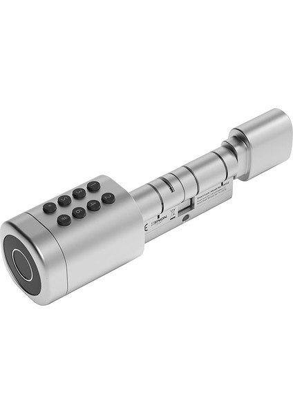 Smart Anahtarsız Akıllı Elektronik Silindir Kapı Kilidi, Parmak Izi, Şifre, Rfıd Kart ile Açılan Uygulama ile Kontrol Edilebilen Kilit, Ev, Ofis ve Otel Için Şifreli Mekanik Kapı Kilidi X8052