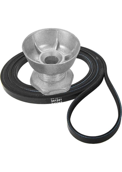 341241 Kurutucu Kemeri ve 8066184 Motor Kasnak Whirlpool, Kenmore Kurutucular-Yeri Parça Numarası: PS11744884, W10290525 (Yurt Dışından)