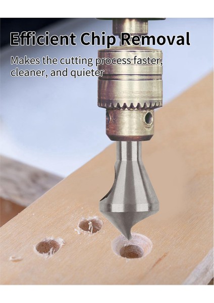 Counterk Matkap Bit Seti, 4pcs Pah Aracı Yuvarlak Shank Hss (4241) Ahşap, Metal, Plastik, Gümüş Için Counterk Matkap Bit (Yurt Dışından) fırsatları