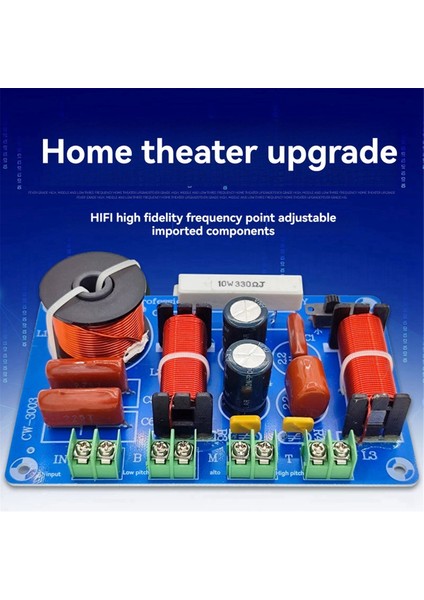 3 Pack Yüksek, Orta ve Düşük Hoparlör Retrofit Crossover 3 Yollu Ses Ayarlanabilir Frekans Bölücü Hifi Yüksek Sadakat Filtresi (Yurt Dışından) modelleri