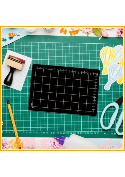 6ınchx8.9inch Manyetik Araplar Kart Boyutu Grid Cutter Aksesuarları 0.8mm Kalın Siyah Kabartma Makinesi Kalıp Paspasaları (Yurt Dışından) indirimleri