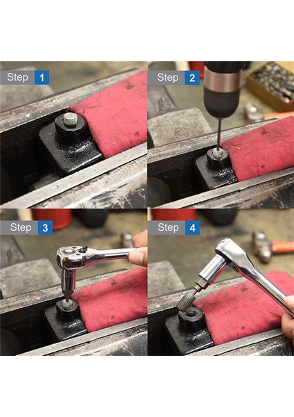 26PCS Vidalı Cıvata Ekstraktörü Matkap Ucu Seti Sökme Vidaları Cıvata Saplama Dişleri Yıkılmış Soyulmuş Kırılma Aletleri (Yurt Dışından) fiyatları