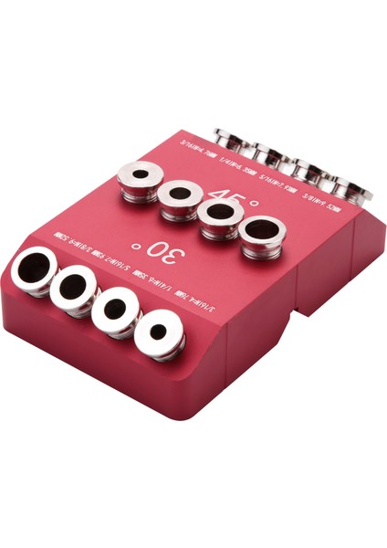 30/45/90 ° Açılı Matkap Deliği Kılavuzu Açılı ve Düz Delik Için Jig, Kablo Korkuluk Gecikme Vidalı Sondaj Şablonu, 1pcs (Yurt Dışından)