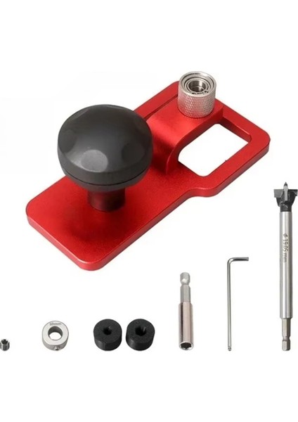 19MM Masaüstü Dikey Punch Küresel Tutma Kılavuzu Menteşe Deliği Delme Kılavuzu Ahşap Işleme Aracı Açıcı Bulucu (Yurt Dışından)