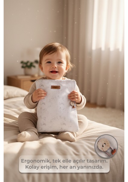 Anne Bebek Bakım Çantası Yenidoğan Alt Açma Değiştirme Düzenleyici Çantası Organizer Solid Gri fiyatları