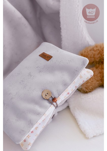 Anne Bebek Bakım Çantası Yenidoğan Alt Açma Değiştirme Düzenleyici Çantası Organizer Solid Gri