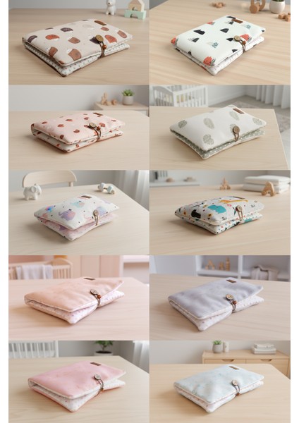 Anne Bebek Bakım Çantası Yenidoğan Alt Açma Değiştirme Düzenleyici Çantası Organizer Solid Gri