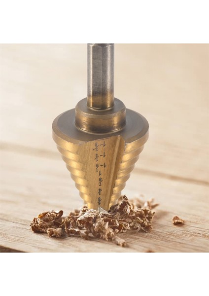 Adım Matkap Koni Matkap Bitleri, Yüksek Hızlı Çelik 10 Adım 1/4 Ila 1-3/8 Inç (Yurt Dışından) indirimleri