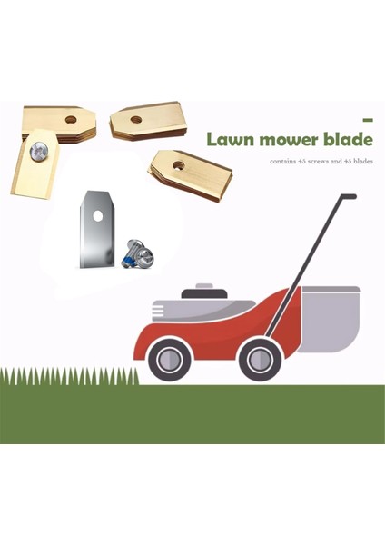 30PCS Çim Biçme Makinesi Kesme Bıçakları Set Paslanmaz Çelik Düzeltici Bıçağı Ecovacs Kesici Bıçaklar Için Uyumlu (Yurt Dışından) fiyatları