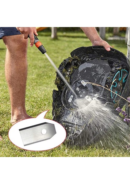 30PCS Çim Biçme Makinesi Kesme Bıçakları Set Paslanmaz Çelik Düzeltici Bıçağı Ecovacs Kesici Bıçaklar Için Uyumlu (Yurt Dışından) modelleri