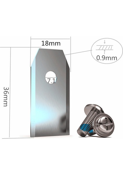 30PCS Çim Biçme Makinesi Kesme Bıçakları Set Paslanmaz Çelik Düzeltici Bıçağı Ecovacs Kesici Bıçaklar Için Uyumlu (Yurt Dışından) indirimleri