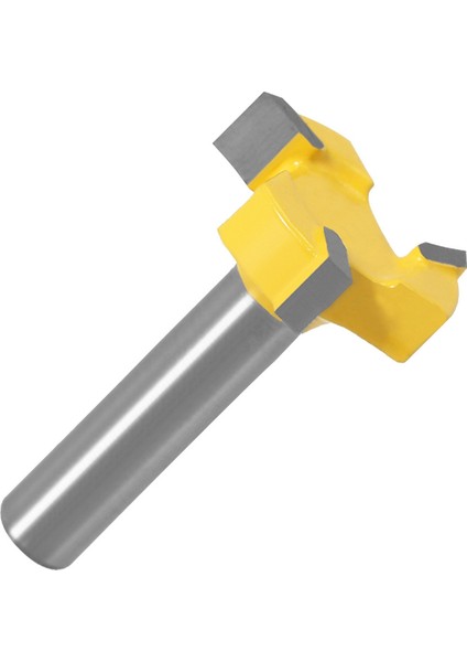 8mm Shank 3 Diş T-Yuvası Yönlendirici Bit Frezeleme Düz Kenar Tesisat Freze Kesici Kesme Kolu Ahşap Ahşap Işler Için (Yurt Dışından)