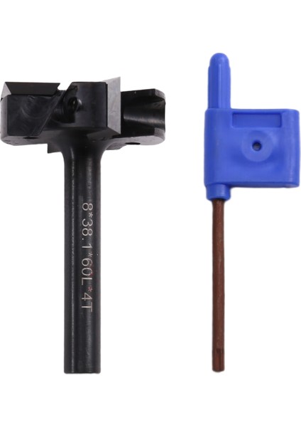 Freze Kesici Cnc Spoilboard Yüzey Yönlendirici Bit 8mm Şey Kazanma Karbür Döşeme Düzenli Yönlendirici Bit Ahşap Planıcı Bit (Yurt Dışından)