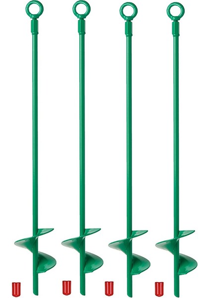 18 Inç Zemin Ankraj Kiti, Helix Toprak Toprak Çapası, Kamp Çadırı Için Ağır Hizmet Kulübesi Çapa Kancası, Kanopi, Salıncak Setleri, 4 Pcs (Yurt Dışından)