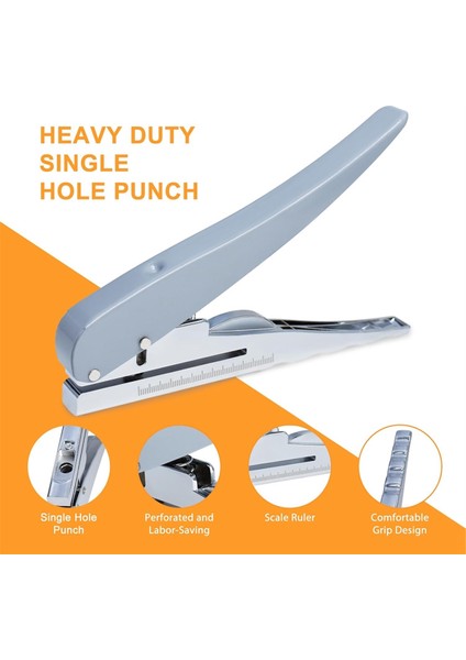 Tek Delikli Yumruk, Ağır Hizmet Delik Puncher Single, Kağıt Yumruk Taşınabilir El Tutuldu Uzun Erişim Deliği Punch 6mm (Yurt Dışından) indirimleri