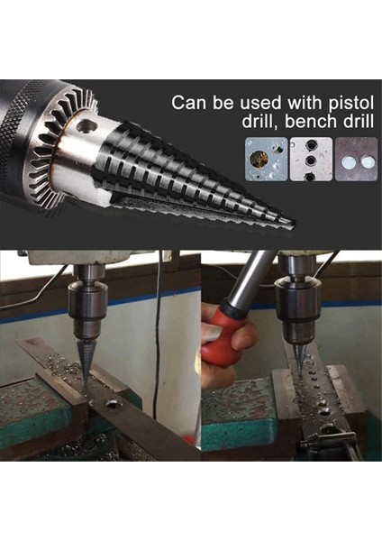 3pcs 3-12MM 4-12MM 4-20MM Hss Düz Olye Adım Matkap Bit Seti Ahşap Metal Delik Kesici Çekirdek Matkap Bit Seti (Yurt Dışından) indirimleri