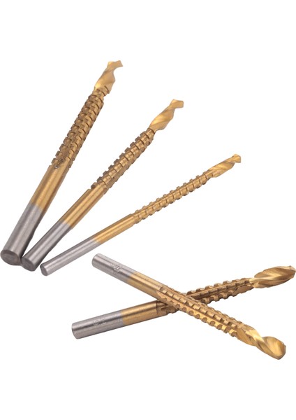 6 Paket Titanyum Kaplamalı Hss Twist Bits, 3-8mm Tutuklu Yan Kesim Bitleri Plastik Metal Ahşap Delikler Için Ağaç Işleme Araçları (Yurt Dışından) fiyatları