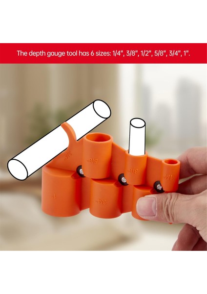 1/4-1 Inç Derinlik Göstergesi 2 Pcs Boru Çıkarma Aletleri Kiti, 1/8 Ila 1-5/8inç Iç Dış Rayap Boru Torulma Aracı (Yurt Dışından) fiyatları