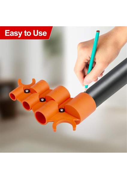 1/4-1 Inç Derinlik Göstergesi 2 Pcs Boru Çıkarma Aletleri Kiti, 1/8 Ila 1-5/8inç Iç Dış Rayap Boru Torulma Aracı (Yurt Dışından) modelleri