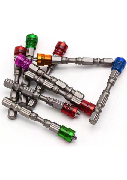 10PCS Manyetik Bit ile Tornavida Matkap Ucu 1/4 Inç Hex Sap Elektrikli Matkap Aleti Tek Kafa (Yurt Dışından) modelleri