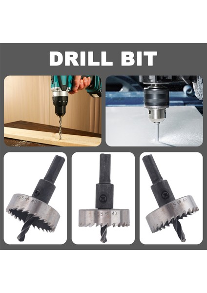 Delik Testere Diş Hss Çelik Delik Testere Metal Ahşap Alaşım 40MM Için Matkap Bit Kesici Aracı (Yurt Dışından) indirimleri