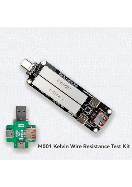 M001 Kelvin Hat Direnç Voltajı ve Mevcut Sayaç USB Dedektörü Tip-C Güç Ölçer (Yurt Dışından) fırsatları