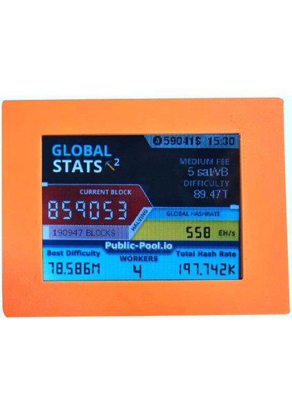 Nerdminer V2 Madenci 2.8 Inç LCD Ekran 56KH/S Bitcoin Solo Miner Nerd Miner Btc Piyango Madenci (Yurt Dışından) fiyatları