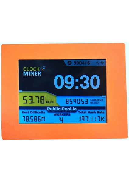 Nerdminer V2 Madenci 2.8 Inç LCD Ekran 56KH/S Bitcoin Solo Miner Nerd Miner Btc Piyango Madenci (Yurt Dışından) modelleri