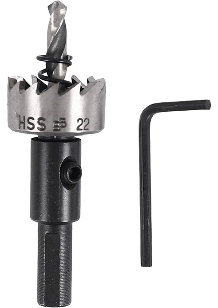 Delik Testere Diş Hss Çelik Delik Testere Metal Ahşap Alaşım Için Matkap Bit Kesici Aracı 22MM (Yurt Dışından)