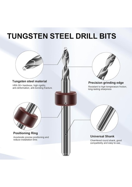 Çift Taşıyan Pim Arası El Matkap Seti, Mücevher, Reçine, Kil, Pcb, Mini Modeller, Ahşap, Plastik (Yurt Dışından) modelleri