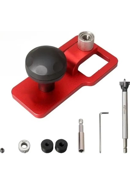 20MM Masaüstü Dikey Yumruk Küresel Sap Kılavuzu Menteşe Deliği Delme Kılavuzu Ahşap Işleme Alet Açıcı Bulucu (Yurt Dışından)