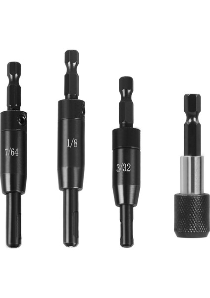 Bosch Için Benlik Merkezli Matkap Ucu, 3/32 Inç, 7/64 Inç, 1/8 Inç Bit Tutucu Merkezi Bulma Matkap Ucu (Yurt Dışından)
