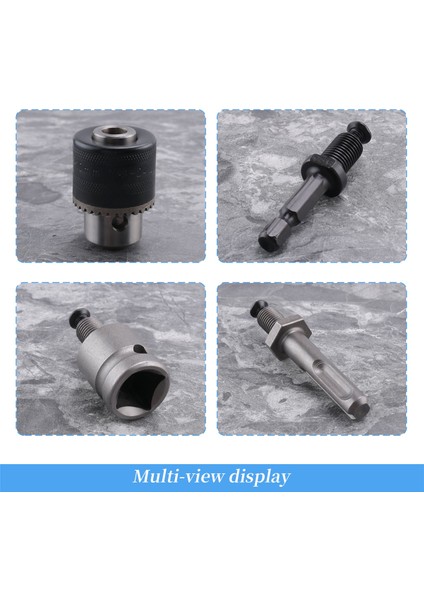 5pcs 1.5-10MM 3/8-24F Matkap Monking Set Matkap Adaptörü Değiştirilen Etki Anahtarı Eleetrik Matkap Matkap Takım Kitleri (Yurt Dışından) indirimleri