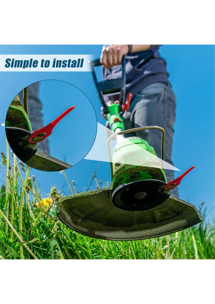 40PCS Plastik Biçme Bıçağı Bıçak Yüksekliği 10X5MM Çim Biçme Biçim Bıçakları Bahçe Düzenleyicileri Için Yedek Aksesuarlar (Yurt Dışından) indirimleri