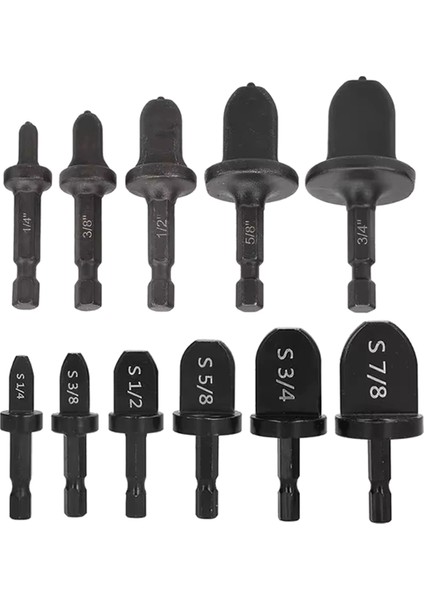 11 Parçalı Bakır Tüp Genişletici Seti Yatak Çelik Altıgen Şaft Matkap Bakır Boru Genişletici Yumuşak Bakır Tüp Aracı (Yurt Dışından)