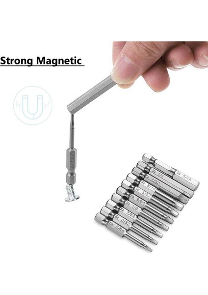 20PCS Hex Kafa Anahtarı Matkap Bit Seti Shank Hızlı Bırakma Manyetik Tornavida Bitleri Seti (Metrik +Sae) (Yurt Dışından) indirimleri