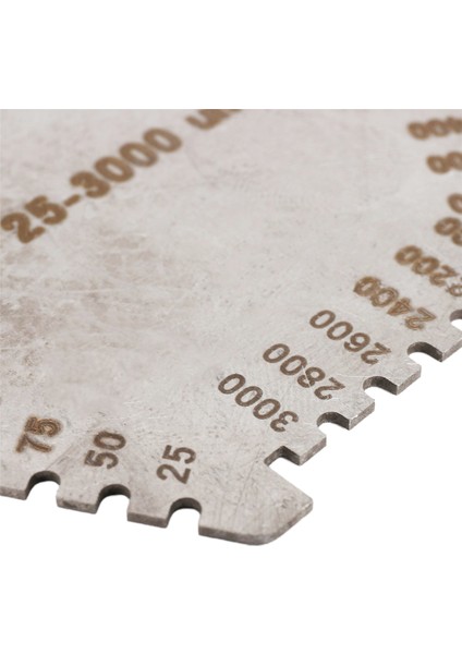 Yüksek Hassasiyetli Paslanmaz Çelik Altıgen Islak Film Tarağı Enstrüman Paslanmaz Çelik Islak Diyafram Kalınlık Göstergesi (Yurt Dışından) fırsatları